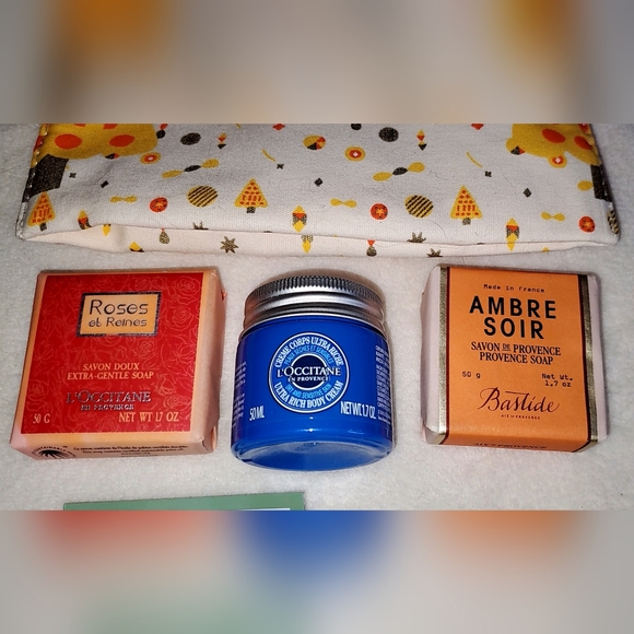 NEW - Bundle of 6 - L'Occitane & Bastide Soap Shower Oil Hand & Body Cream Minis - Picture 2 of 12